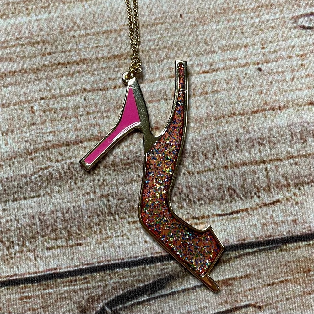 Kate Spade “Shoe In” Large Charm Necklace